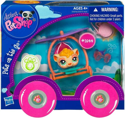 Vista 2 de Littlest Pet Shop Pets On the Go Series 1 - Conejillo de indias con ala ala delta