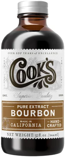 Vista 118 de Cook's, Sabor puro de vainilla sin alcohol, para cocinar, hornear, postres, extracto alternativo de vainilla de Madagascar sin alcohol, 8 onzas