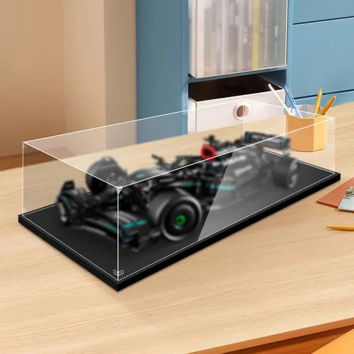 Vista 8 de Vitrina para Lego 42240 Aston Martin Aramco AMR25 F1, 42228 McLaren MCL39 F1, 42207 Ferrari SF-24 F1, 10292 Friends Apartments, 42206, 42141