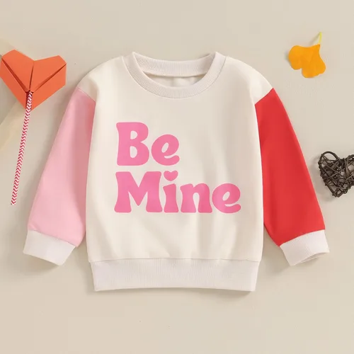 Vista 77 de Sudadera con cuello redondo para el día de San Valentín para bebé, niña, niño, para el día de San Valentín