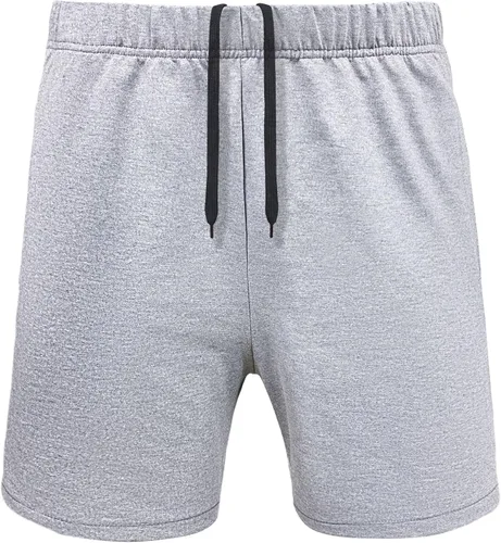 Vista 2 de Pantalones cortos de recuperación de cirugía de rodilla unisex para hombre, pantalones cortos con cierre de velcro, ropa adaptativa para mujeres