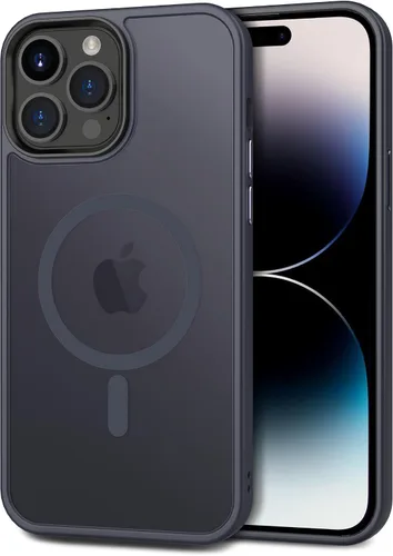 Vista 55 de CACOE Funda magnética para iPhone 12 y iPhone 12 Pro de 6.1 pulgadas - Compatible con MagSafe y soporte magnético para teléfono en el automóvil,