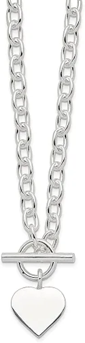 Vista 2 de Collar de plata de ley 925 con dije de cadena de corazón grabable, disco de amor, joyería fina para mujer, regalos para ella