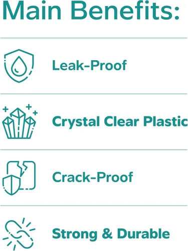 Vista 4 de GUSTO Vasos de plástico transparente con tapas [12 oz - 50 unidades] - Vasos desechables para bebidas de café helado con tapas para sorber sin