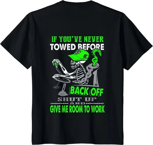 Vista 33 de Proud Tow Truck Operator - Camiseta, Negro, S