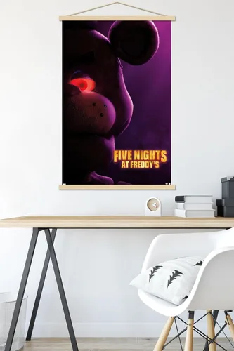 Vista 5 de Trends International Five Nights at Freddy's Movie - Póster de pared de una hoja de Freddy, 22.37 x 34.00 pulgadas, paquete de impresión premium