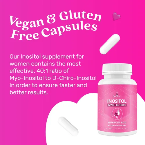 Vista 7 de BeLive Inositol+biotina favorita para mujeres para una piel y uñas más saludables y salud hormonal