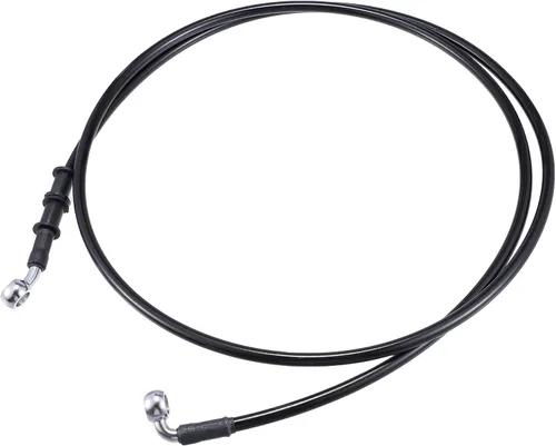 Vista 24 de X AUTOHAUX 31.5 in AN3 M10 Línea de freno hidráulico para coche, manguera de aceite, 28 ° 90 ° acero inoxidable para coche, motocicleta, motocross