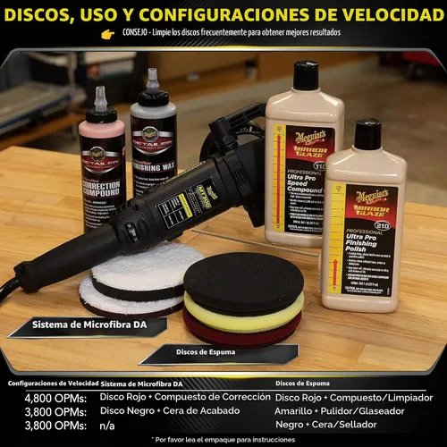 Vista 6 de Enceradora DA Meguiar's MT300 Pro Power