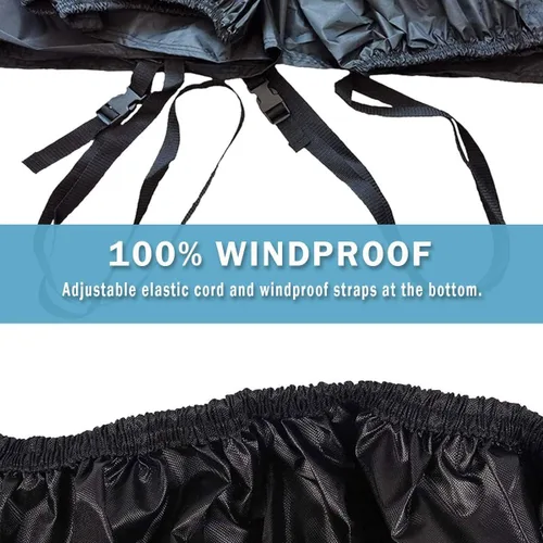 Vista 4 de UTV Cover for CFMoto UForce LTD 2011-2018, Side By Side UTV Cover All Weather Outdoor Storage Watertight with Reflective Strips Heavy Duty SXS