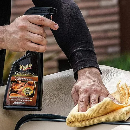Vista 2 de Meguiar's G18616 Gold Class - Acondicionador de cuero y paños de microfibra, Conditioner