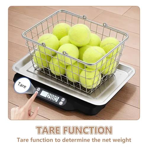 Vista 5 de Helsevesen Báscula digital de precisión para animales pequeños (66.1 lbs/0.07 oz; 66 libras/0.1 oz), báscula de cocina, báscula postal, báscula
