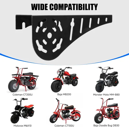 Vista 2 de YOXUFA Mini Protector de Cadena de Minimoto Cubierta de Embrague de Repuesto para Predator 212 196cc 224cc Coleman CT200U Baja Warrior MB200