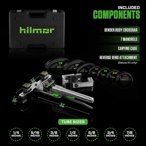 Vista 4 de Hilmor 1926598 Bender Kit compacto con plegado reversible