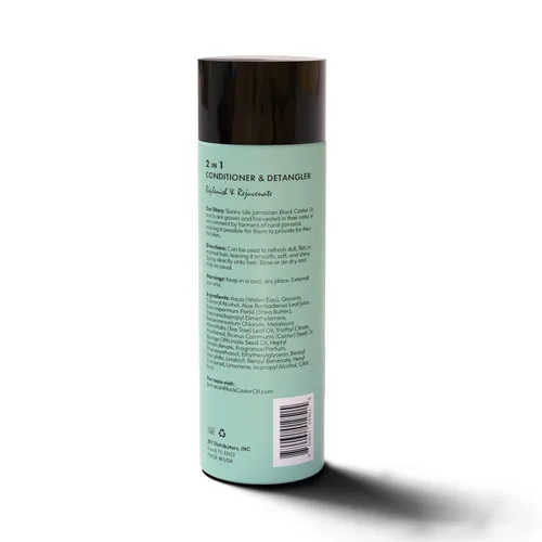 Vista 7 de Sunny Isle Solo para pelucas, tejidos, trenzas y extensiones 2N1 acondicionador y desenredante de 8 onzas, para cabello sintético y natural, aloe