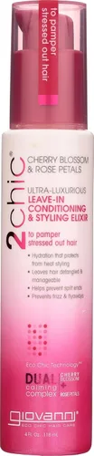 Vista 12 de GIOVANNI 2chic Elixir de acondicionamiento y peinado sin enjuague de ultra volumen, aumenta el volumen, promueve el control sin peso para cabello