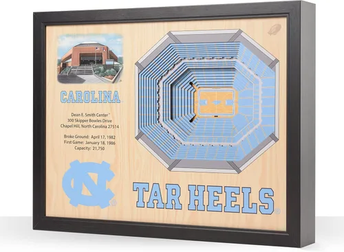 Vista 39 de YouTheFan NCAA Arte de Pared StadiumView de 25 Capas