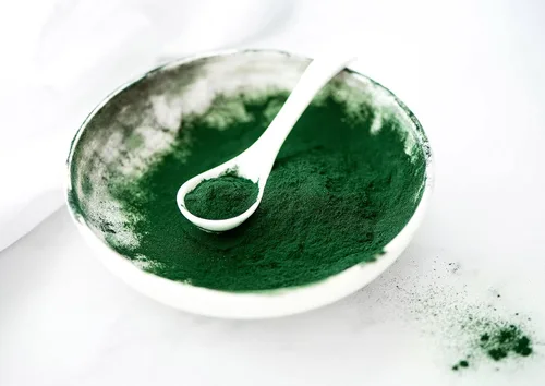 Vista 4 de Food to Live Mezcla de polvo de algas orgánicas, 4 onzas, mezcla de espirulina y clorella 50/50, sin OMG, rica en clorofila, cruda, pura, vegana