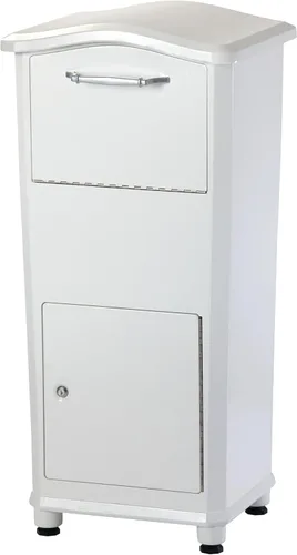 Vista 13 de Architectural Mailboxes 6900B Elephantrunk Caja de Entrega de Paquetes Negra Heavy duty aluminum locking parcel locker with pry-resistant 3-point