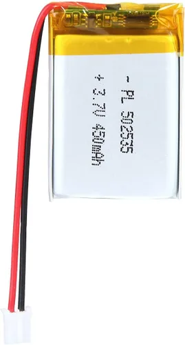 Vista 13 de Batería de 3.7V 400mAh 802030 Li-ion Li-Po recargable de iones de litio con conector de paso de 2P PH 0.079 in
