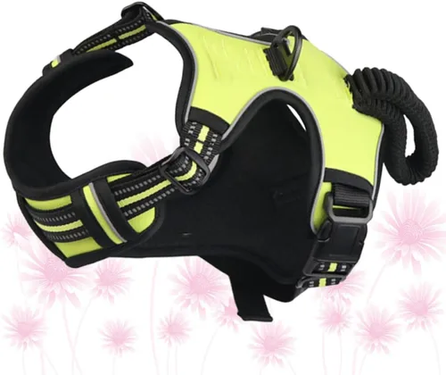 Vista 2 de GANAZONO Pet Harness No Pull Reflective Vest Harness for Medium Large Dogs with Adjustable Chest Strap and Soft Padding XL Green