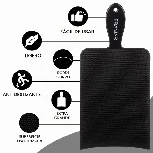 Vista 5 de FRAMAR Tabla de balayage extra grande – Superficie extra grande para reflejos, tablero de resaltado, tablero de aluminio, suministros de peluquería