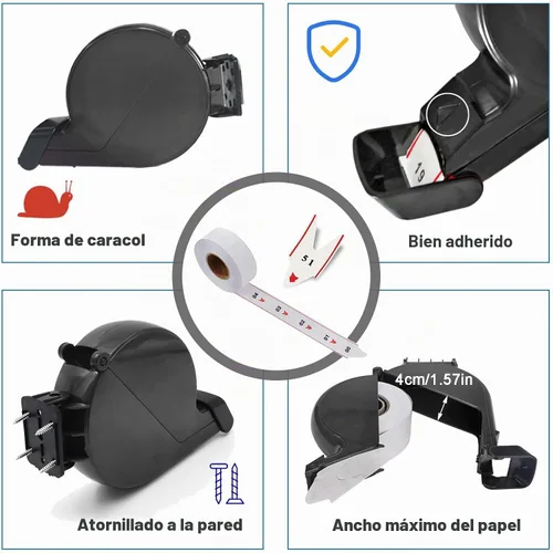 Vista 3 de Dispensador de boletos con sistema de números con 1 rollo de boletos, papel de 2 dígitos, 20 grupos, número de 00 a 99 (2 dígitos, morado)