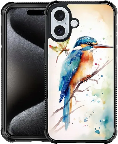 Vista 171 de CARLOCA Funda compatible con iPhone 15, increíble patrón de luz espacial nebulosa para niñas y niños, ultra protección, a prueba de golpes
