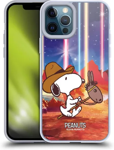 Vista 157 de Head Case Designs Funda de gel con licencia oficial de Peanuts Nebula Cactus Needles Snoopy Space Cowboy [protección de grado militar] compatible