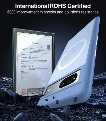 Vista 4 de TORRAS Magnetic Guardian - Funda diseñada para Google Pixel 7a [probada contra caídas de grado militar] [compatible con MagSafe] Funda delgada