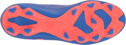 Vista 4 de adidas Unisex Edge.4 Flexible Ground Soccer Shoe, Core Negro-blanco-rojo vivo