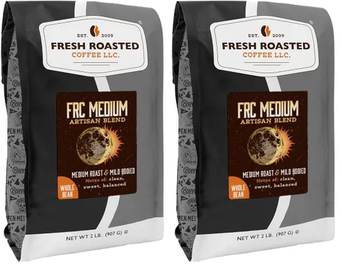 Vista 14 de Fresh Roasted Coffee, Blackbeard's Revenge, 12 onzas, tostado medio, Kosher, grano entero