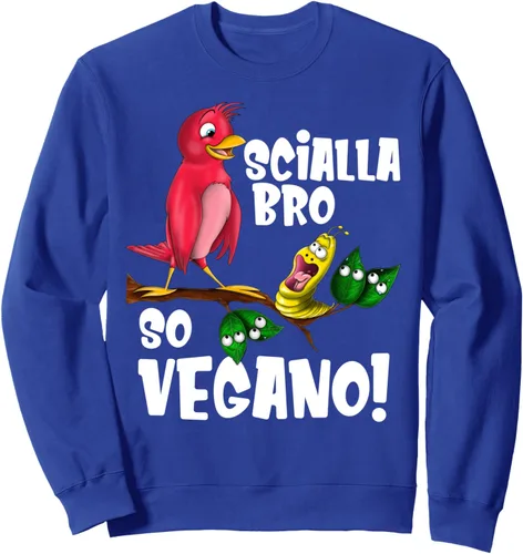 Vista 3 de Scialla Vegano divertente Animalista Vegetariano Vegan funny Sudadera, Negro
