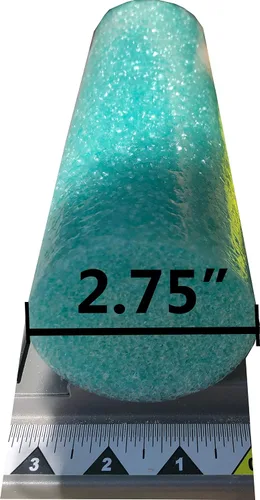 Vista 3 de Solid Core - Fideos de natación extra largos de 60 pulgadas, paquete de 6 fideos de espuma de núcleo sólido de lujo (azul morado)