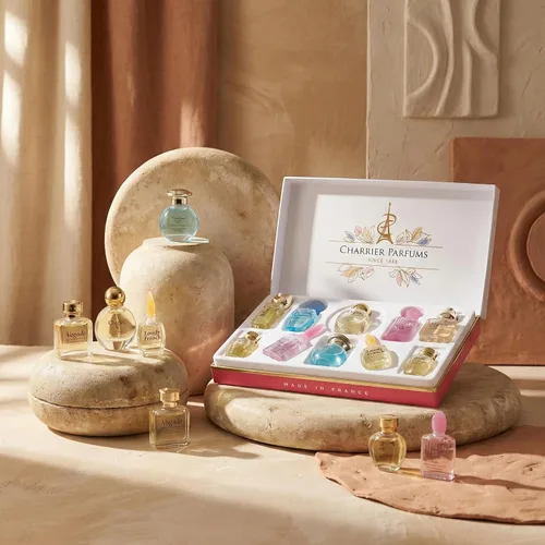 Vista 6 de Charrier Parfums - Caja de regalo de 10 Eaux de Parfum - Colección Précieuse - 2.0 fl oz - Fabricado en Provenza, Francia