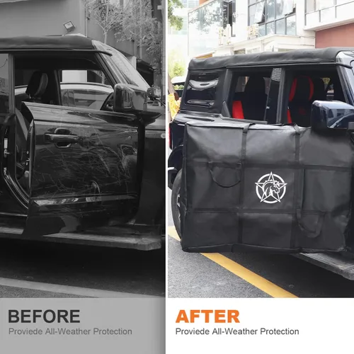 Vista 6 de Bolsas de almacenamiento de protección de puerta compatibles con Ford