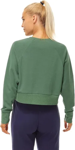 Vista 2 de icyzone Sudadera corta para mujer, casual, de manga larga, para primavera, otoño e invierno