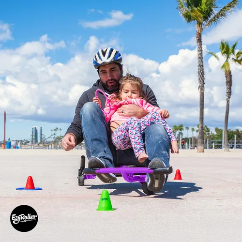 Vista 5 de EzyRoller - Triciclo Pro-X para niños y adultos, Púrpura