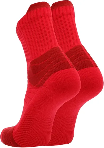 Vista 2 de TCK Calcetines de baloncesto al tobillo, calcetines atléticos de longitud corta para hombres, mujeres, niños, niñas, jóvenes, adultos, tallas