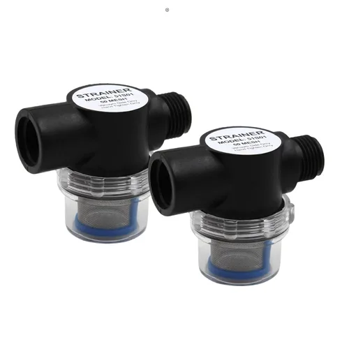 Vista 8 de SEAFLO Filtro de filtro en línea para bomba de agua (51S01) - Entrada/salida NPSM de 1/2 pulgada - Reemplazo de RV - Compatible con bombas Shurflo