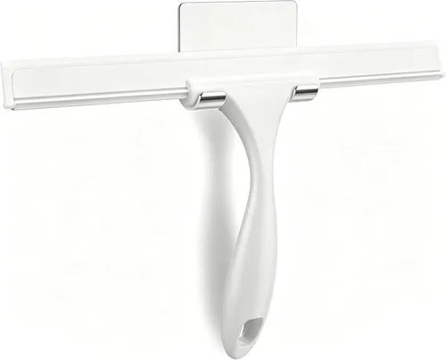 Vista 15 de SetSail Escobilla de goma para puerta de cristal de ducha, 10 pulgadas Blanco