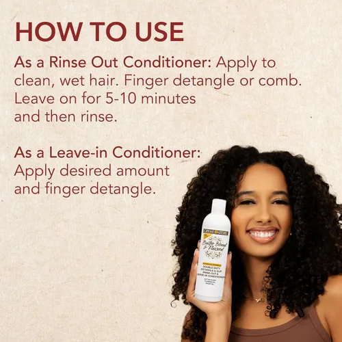 Vista 5 de Creme of Nature Butterblend & Linaza Desenredar y Resbalar Enjuague