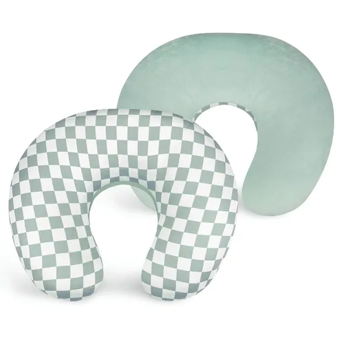 Vista 8 de DILIMI Funda de almohada de lactancia, funda de lactancia suave y elástica para almohada de lactancia, 1 paquete reversible extraíble para bebé niño