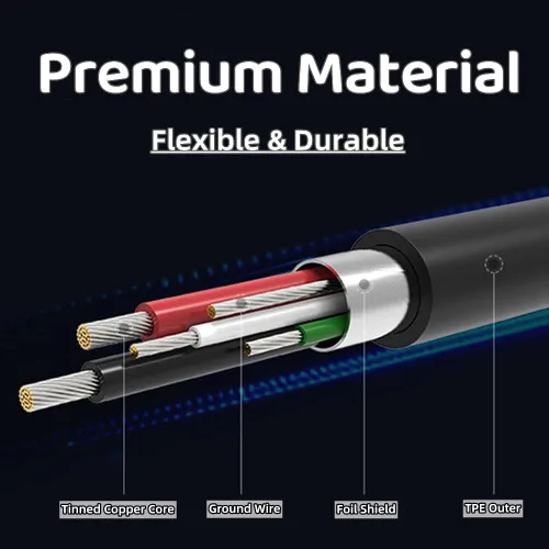 Vista 2 de Cable de extensión USB C de ángulo recto de 0.6 pies, cable extensor USB-C de 90 grados tipo C 3.1 Gen2 macho a hembra, video 4K / 10 Gbps