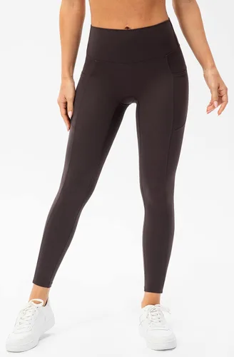 Vista 3 de Lavento Leggings de yoga ligeros suaves para todo el día para mujer, pantalones de entrenamiento ultra suaves de cintura alta con bolsillos