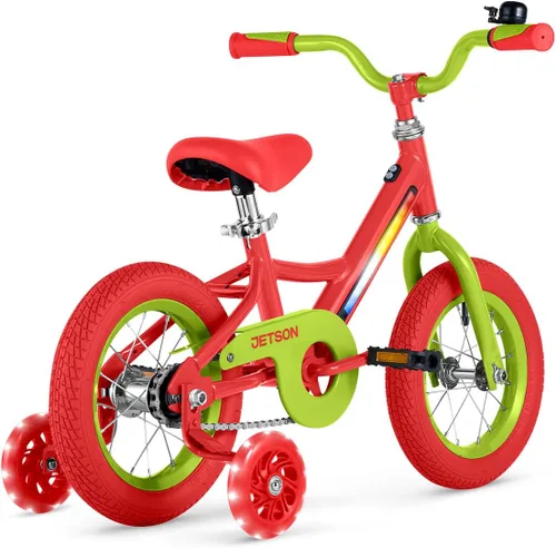 Vista 4 de Bicicleta Infantil Jetson Light Rider con Luces LED Unisex, Marco Iluminado con 3 Modos de Luz Diferentes