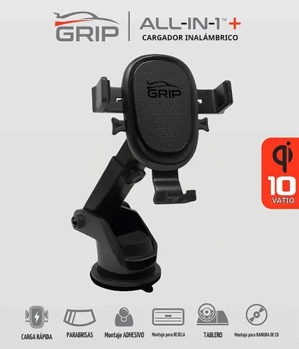 Vista 9 de Verizon - Soporte de carga inalámbrica para automóvil, sensor automático, soporte para teléfono de automóvil, 10 W Qi de carga rápida, montaje