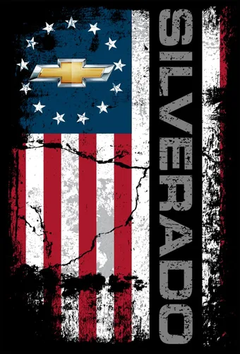 Vista 5 de JH DESIGN GROUP Sudadera con capucha para hombre con logotipo desgastado de 2 caras para Chevy Silverado