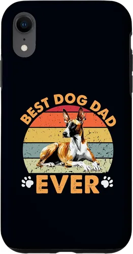 Vista 8 de iPhone 15 Best Podenco Canario Dog Dad Ever Funny Dogs Owner Retro Case