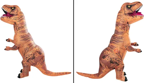Vista 3 de Rubies Fun Inflatable Original T-Rex Dinosaur Costume For Kids T-rex original
